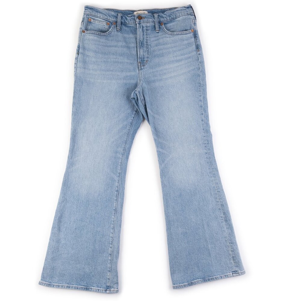 MADEWELL The Perfect Vintage Flare Jean in Delavan Wash size 31